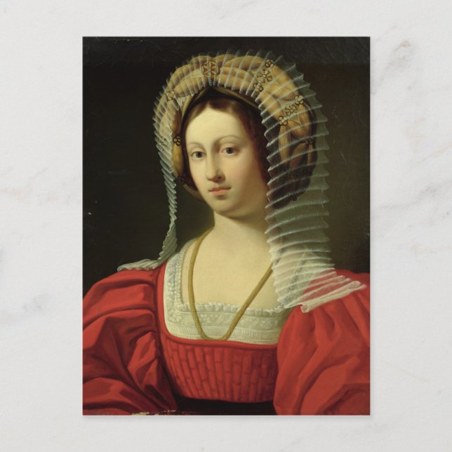 Giovanna I  Queen of Naples, 1842 Postcard (Front)