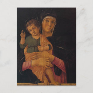 Giovanni Bellini- Madonna with Child Blessing Postcard