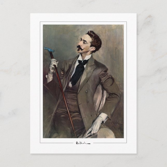 Giovanni Boldini #278 - Fine Art Postcard (Front)