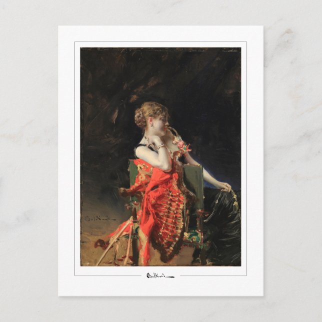 Giovanni Boldini #348 - Fine Art Postcard (Front)