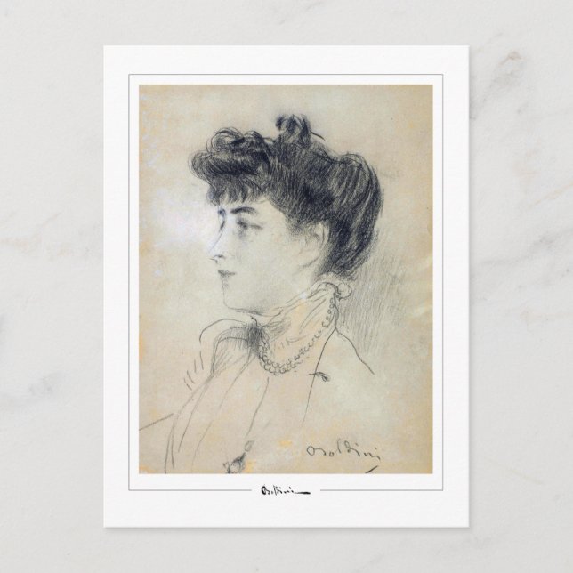 Giovanni Boldini #384 - Fine Art Postcard (Front)