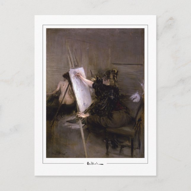 Giovanni Boldini #424 - Fine Art Postcard (Front)
