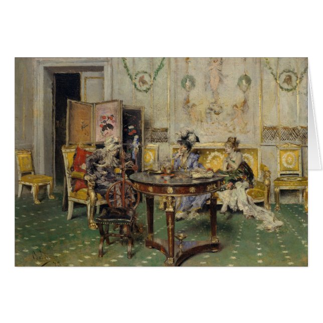 Giovanni Boldini - Gossip (Front Horizontal)