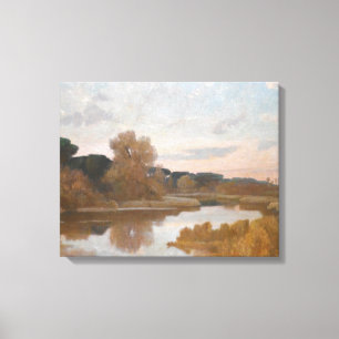 Giovanni Costa.- Castel Fusano Canvas Print