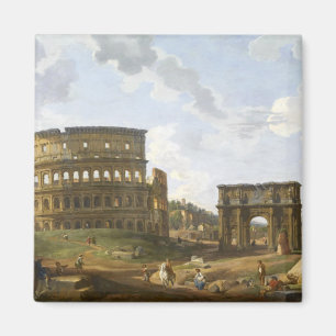 Giovanni Paolo Panini View of the Colosseum Magnet