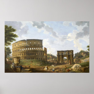 Giovanni Paolo Panini View of the Colosseum Poster