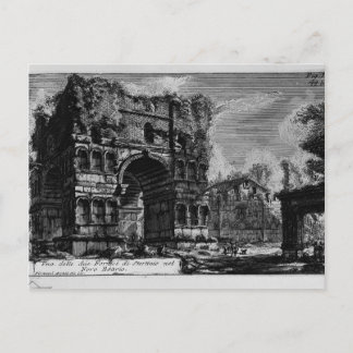 Giovanni Piranesi-Arch of Janus Postcard
