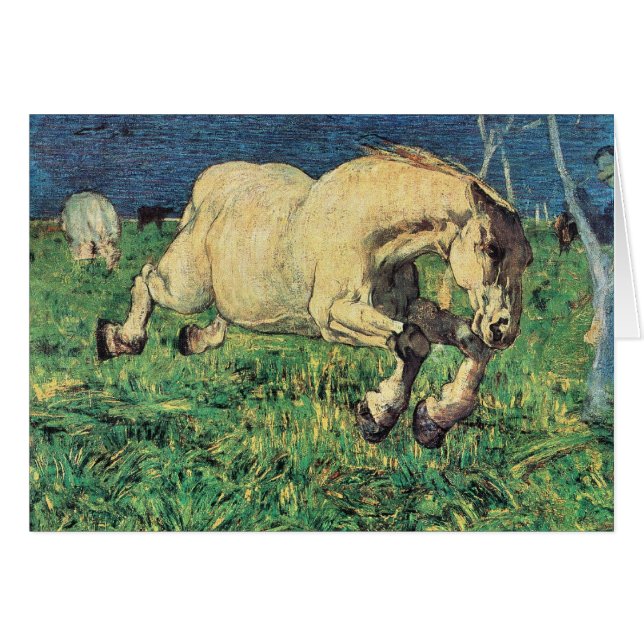 Giovanni Segantini - Galloping horse (Front Horizontal)