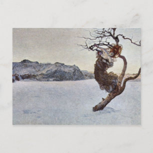 Giovanni Segantini - The evil mothers Postcard