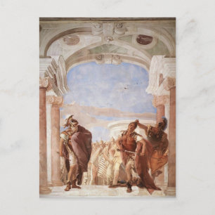 Giovanni Tiepolo: Detail of Agamemnon Postcard