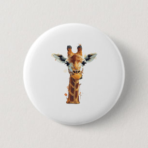 Giraaffe Essential T-Shirt_3 2 Inch Round Button