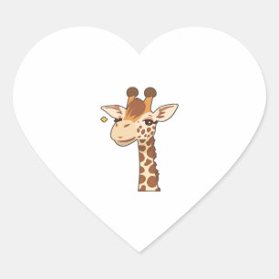 Giraaffe Essential T-Shirt Heart Sticker