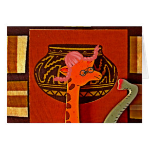 Girafe au muffin : Un joli design africain