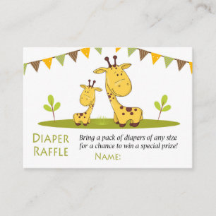 Girafe Cute Raffle Tickets