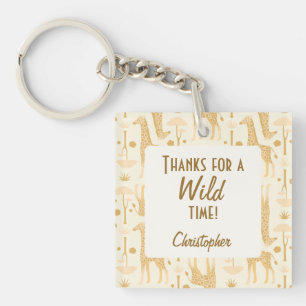 Girafe jaune neutre Safari Wild One Favor
