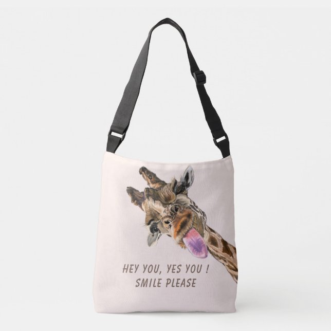 Girafe Joueuse avec le sac de carrosserie de la la (Devant)