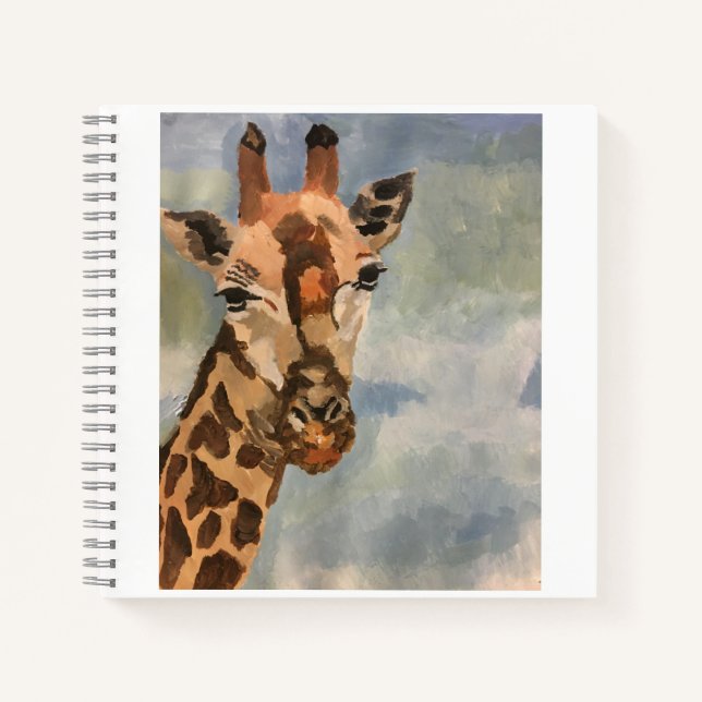 Girafe sucrée sur le journal (Devant)