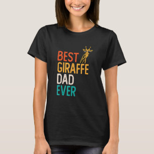 Giraff Zoo Animal Lover Funny Giraffe Father Dad G T-Shirt