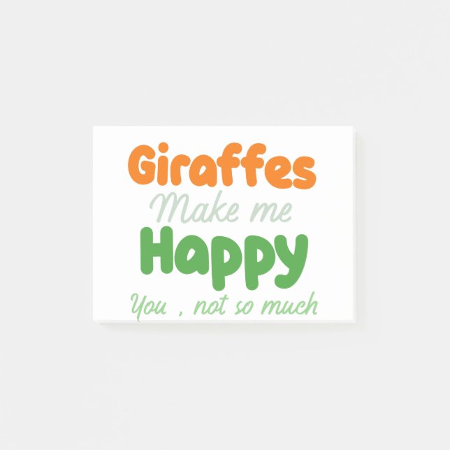 giraffa post-it notes (Front)