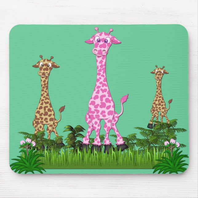 giraffe2 mouse pad (Front)