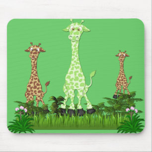 giraffe3 mouse pad