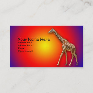 GIRAFFE #1 BUSINESS CARD