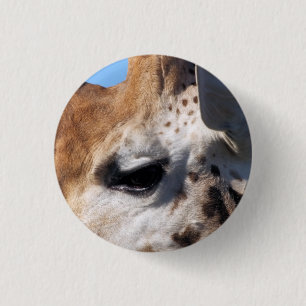 GIRAFFE   1 INCH ROUND BUTTON