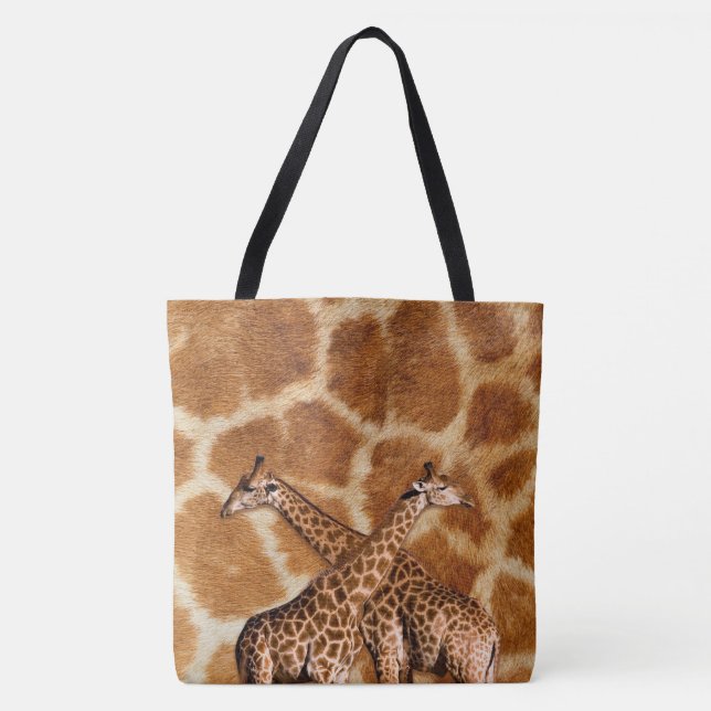 Giraffe 1A All-Over-Print Tote Bag (Front)