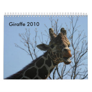 Giraffe 2010 calendar