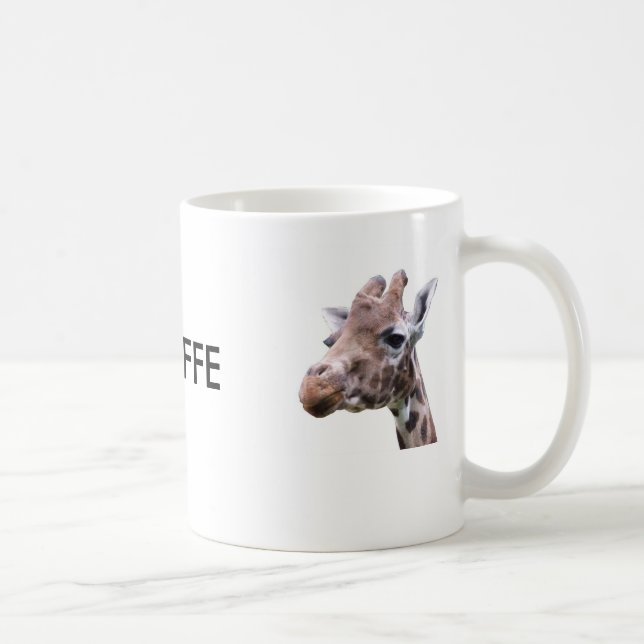 Giraffe 2-Faced Coffee Mug (Right)