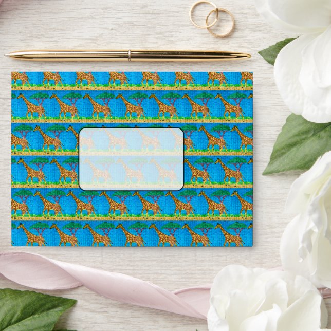 Giraffe - A7 (Greeting) Envelope (Wedding)