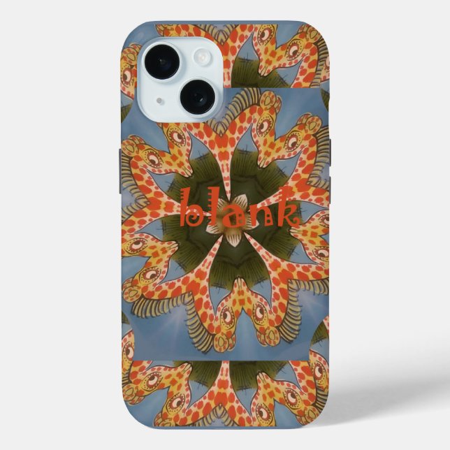 Giraffe Abstract Art Print Case-Mate iPhone Case (Back)