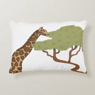 Giraffe, Acacia Accent Pillow