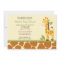 Giraffe Adventure 5x7 Baby Shower Invitation