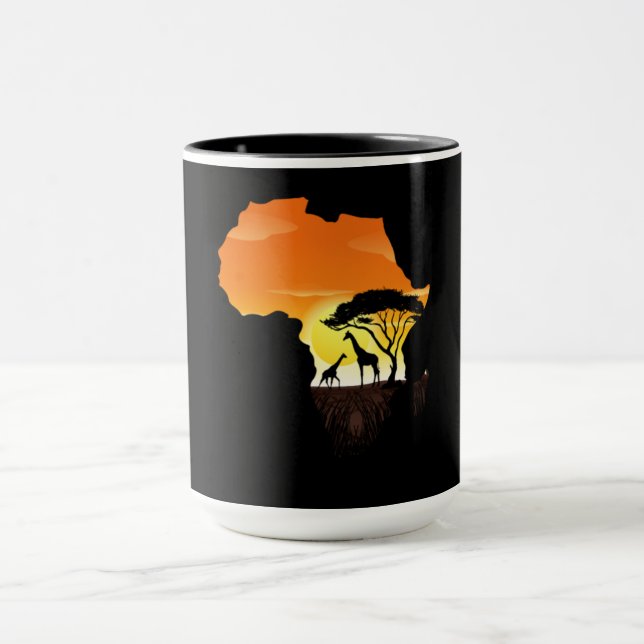 Giraffe Africa animal Mug (Center)