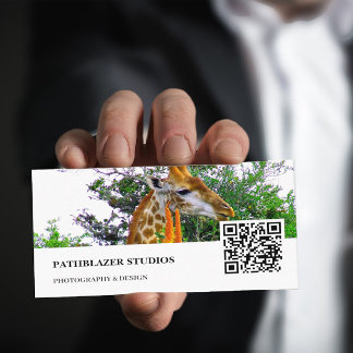 Giraffe Aloe | Wildlife Photography | Business Card