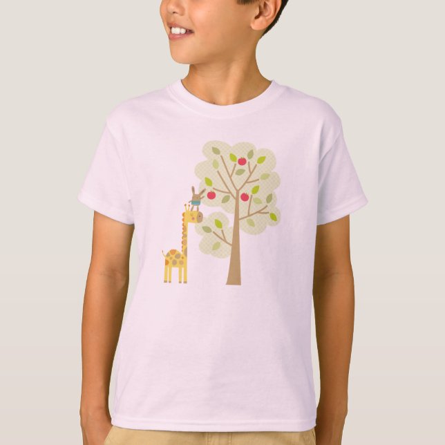 Giraffe and Bunny T-Shirt (Front)