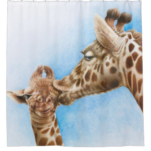 Giraffe and Calf