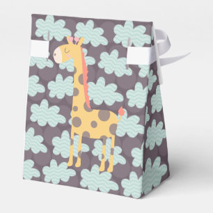 Giraffe and Clouds Favor Box