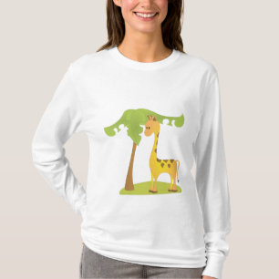 Giraffe and Tree T-Shirt