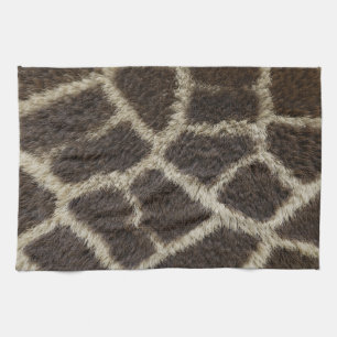 giraffe animal fur skin texture wild leather patte kitchen towel