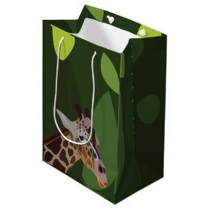 Giraffe Animal Giraffe Medium Gift Bag