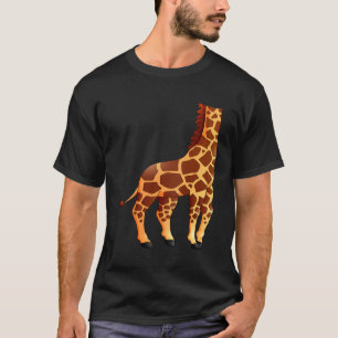 Giraffe Animal Lazy Halloween Costume T-Shirt