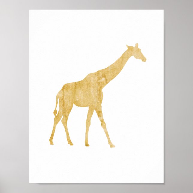 Giraffe, Animal, Style Safari, Poster de la chambr (Devant)