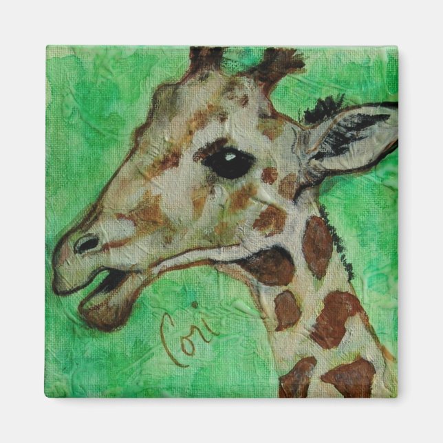 Giraffe Animal Wildlife Magnet (Devant)