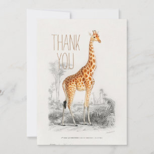 Giraffe animale de Merci personnalisée