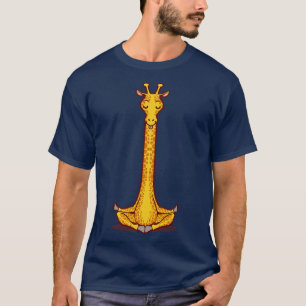 Giraffe Animals Meditation Zen Buddhism T-Shirt