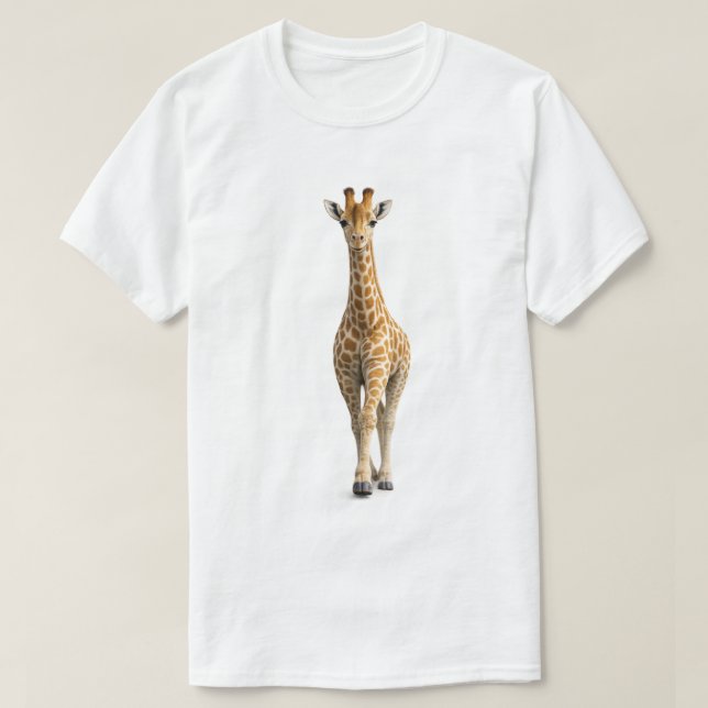 Giraffe Approaching T-Shirt (Design Front)