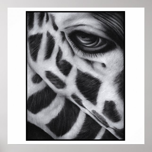 Giraffe Art Print Modern (Front)