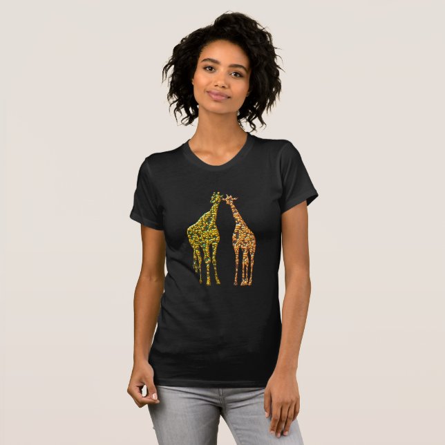 Giraffe Art T-Shirt (Front Full)